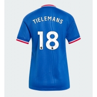 Camisa de Futebol Manchester United Youri Tielemans #18 Equipamento Secundário Mulheres 2026-27 Manga Curta